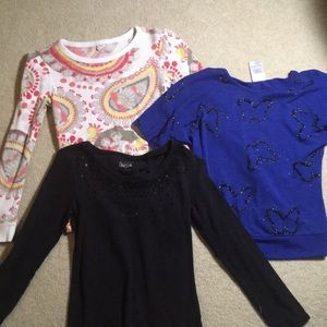 Long sleeve 10/12 girls shirts.